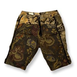 Dries Van Noten Patterned Shorts / Size 44